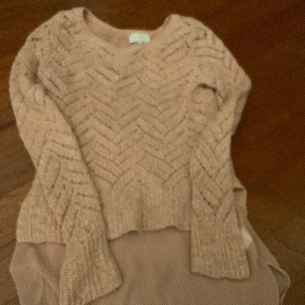 Lucky Brand pink sweater